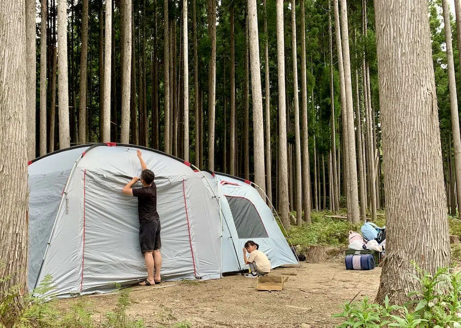 アウトドアライフキャンプ場 南丹市キャンプ 日吉キャンプ 日吉ダームキャンプ 日吉ダム温泉